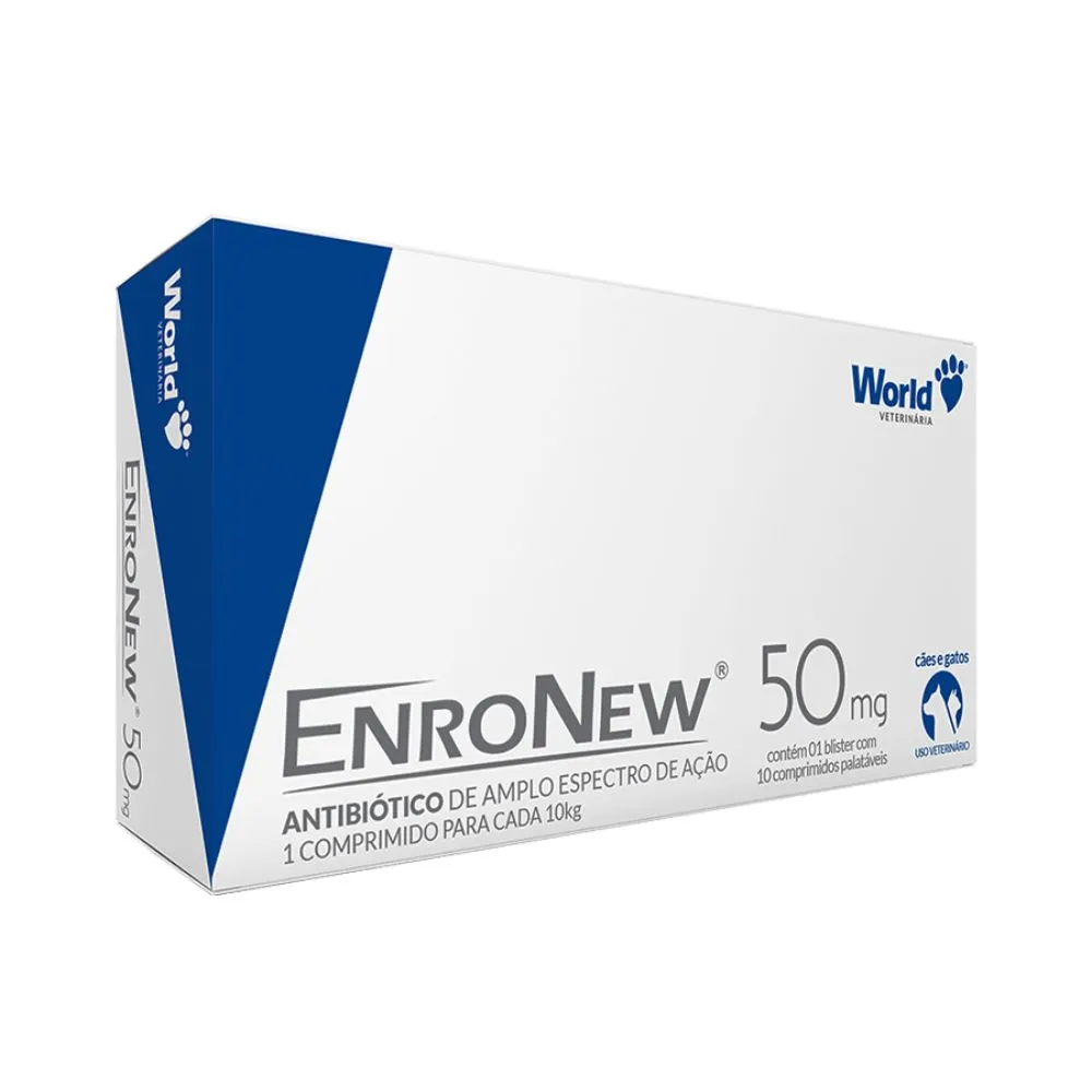 Antibiótico EnroNew 50mg