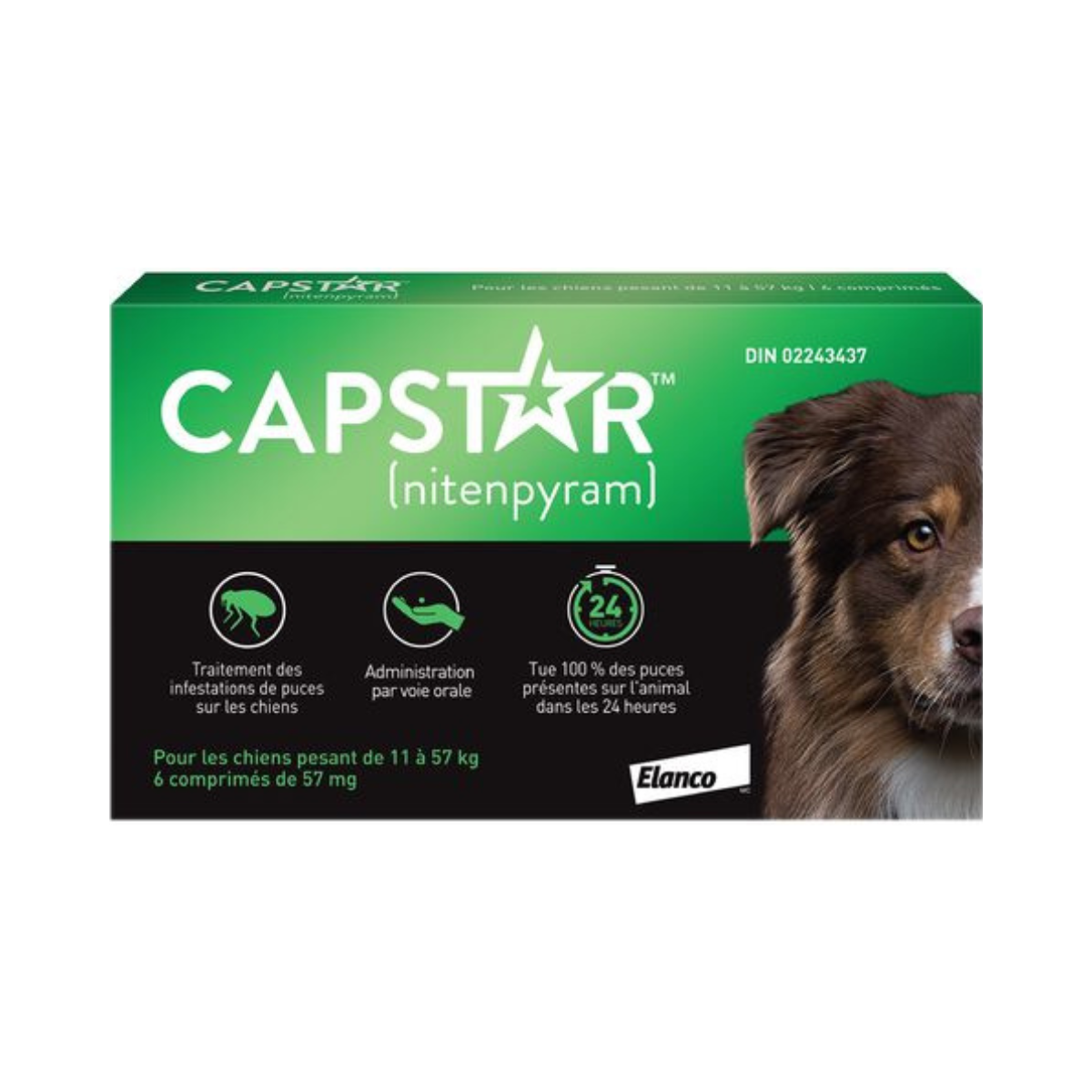 Capstar 11,5 a 57kg Pulga