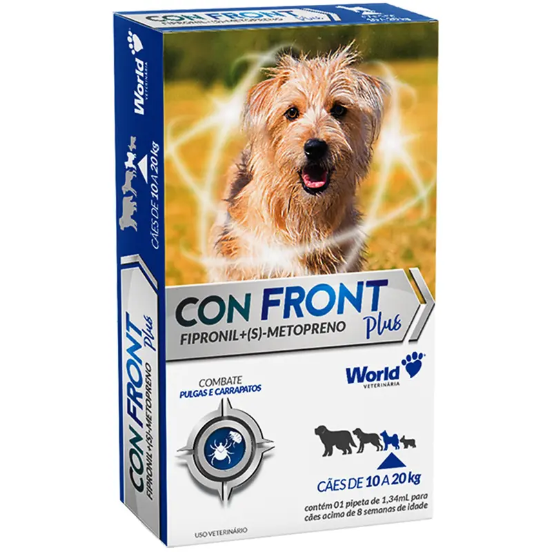 Con Front 10 a 20kg Ampola Pulga, Carrapato