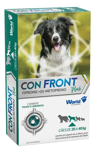 Con Front 20 a 40kg Ampola Pulga, Carrapato