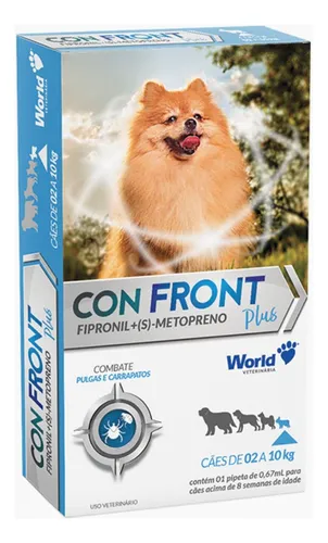 Con Front 2 a 10kg Ampola Pulga, Carrapato