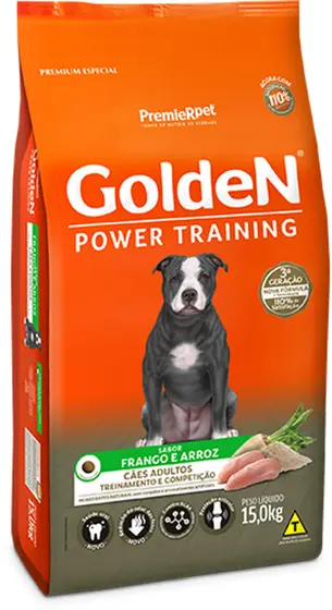 Golden Power Training Frango e Arroz 15kg
