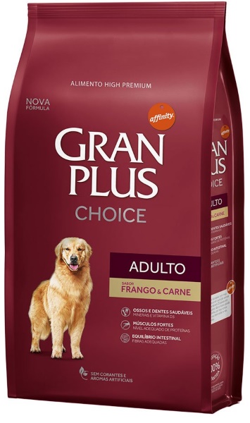 Gran Plus Choice Frango e Carne 15kg