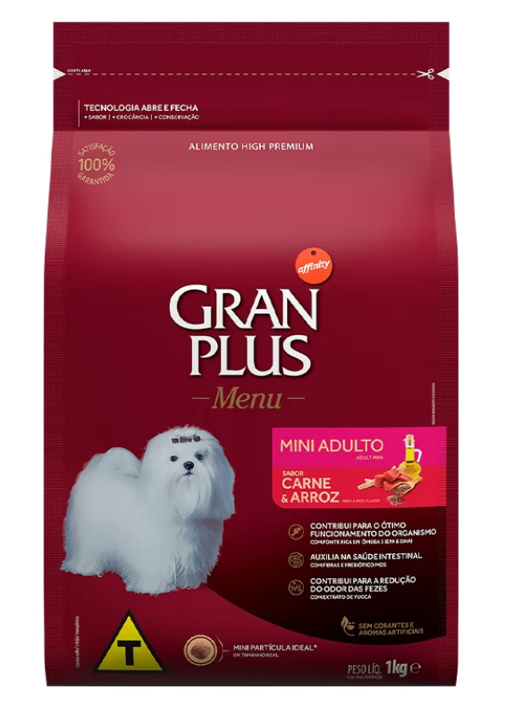 Gran Plus Menu Carne Arroz 15kg