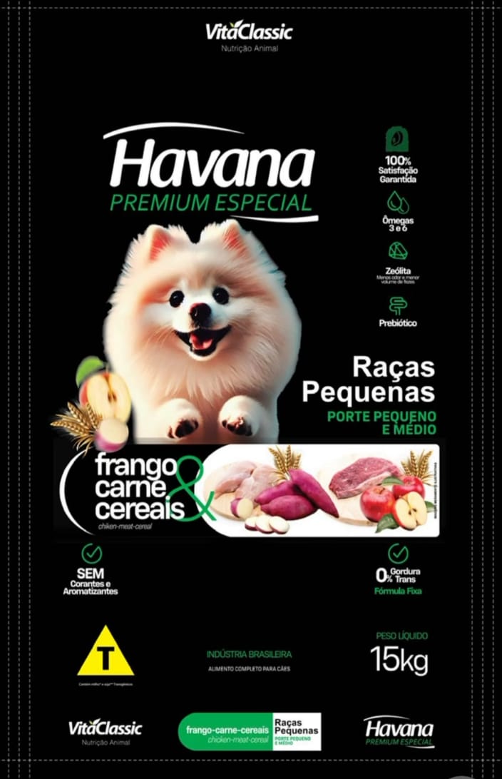Havana Frango, Carne e Cereais 15kg