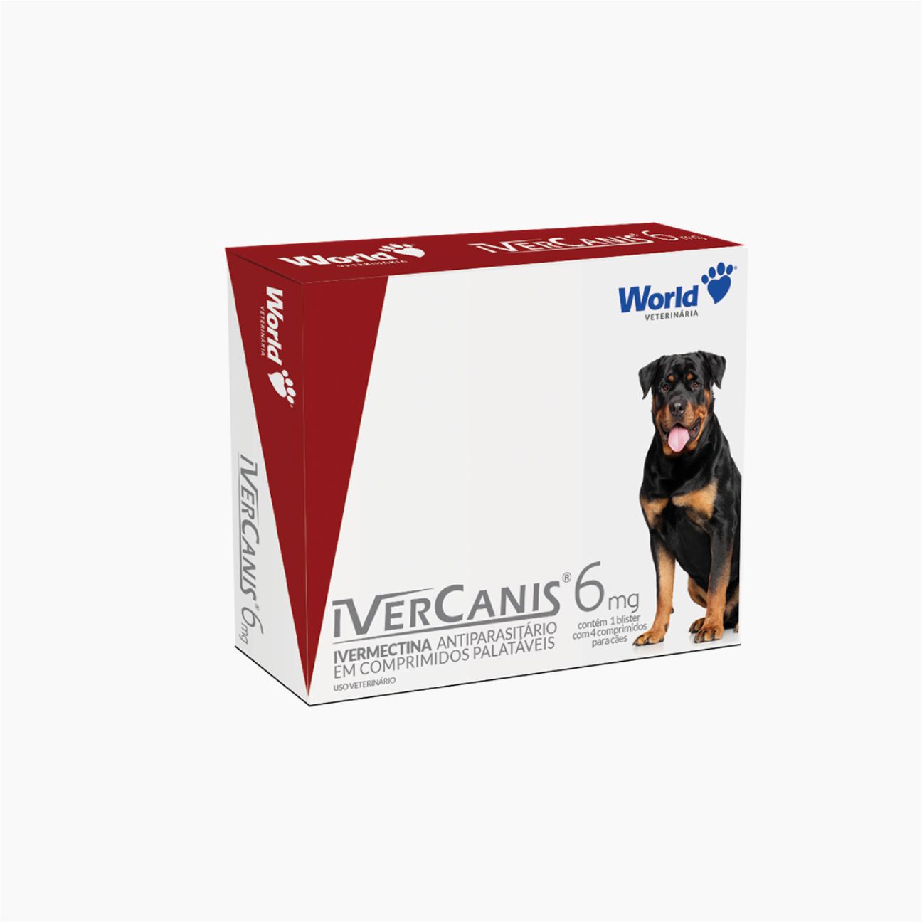 Ivercanis 6mg Pulga, Carrapato, Verme e Sarna