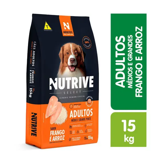 Nutrive Frango e Arroz 15kg