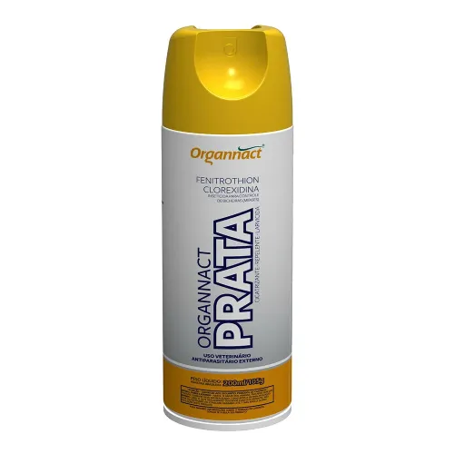 Organnact Prata Spray 200ml Larvicida, Repelente e Cicatrizant