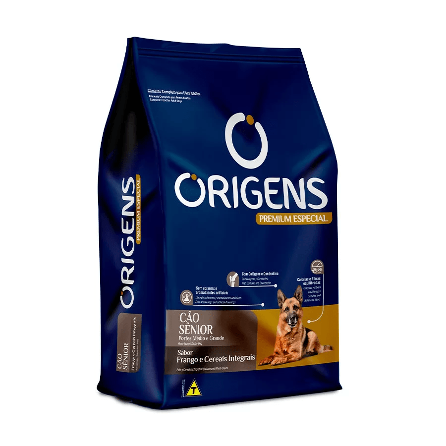 Origens Sênior Porte Médio/Grande 15kg