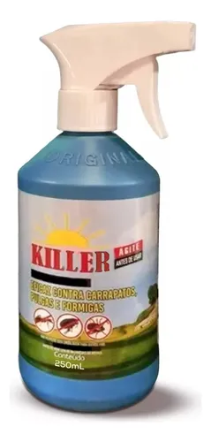 Spray Killer Carrapato, Pulgas, Piolhos e Ácaros